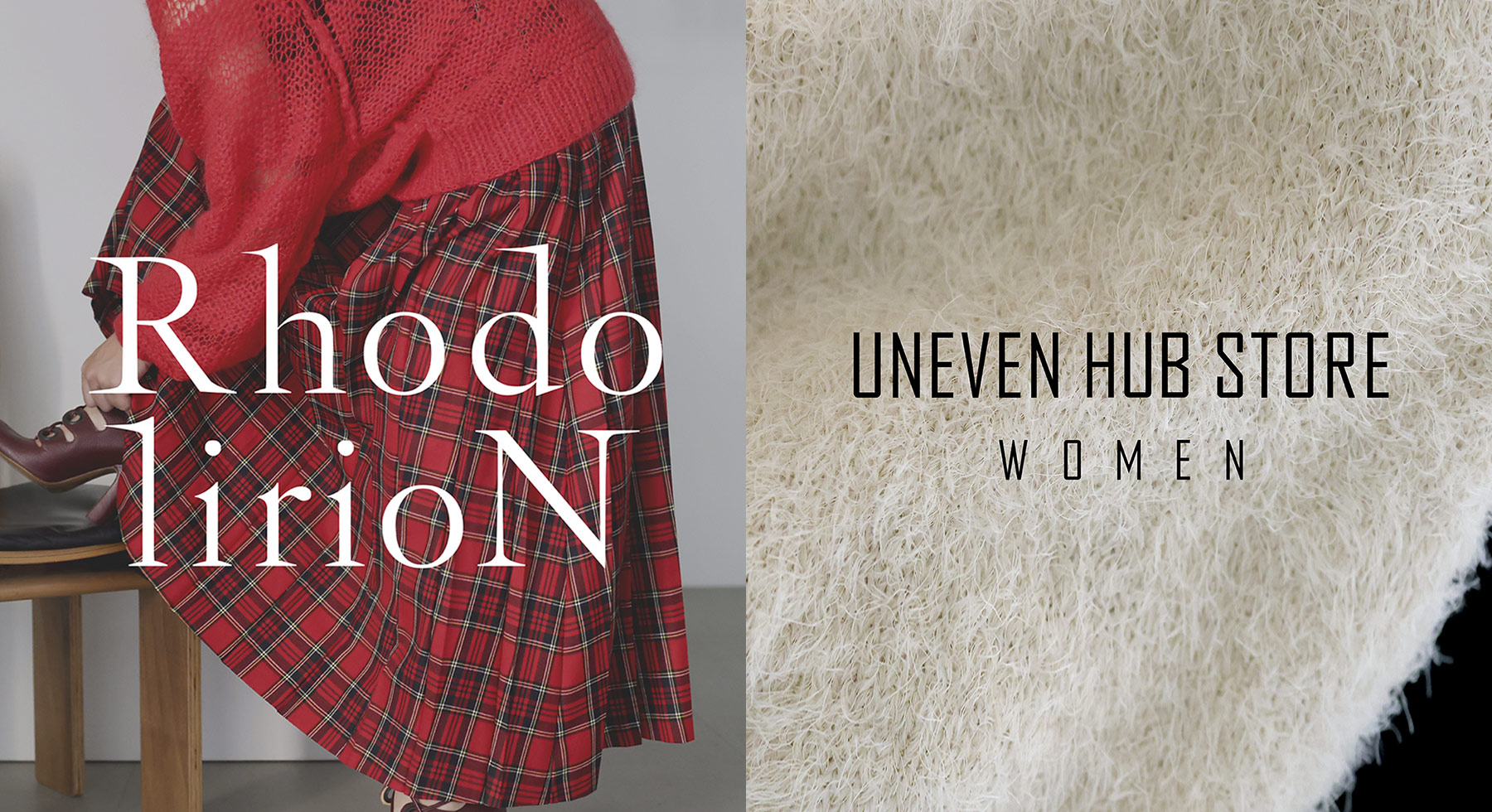 Fall Winter 2023 Collection in UNEVEN HUB STORE WOMEN